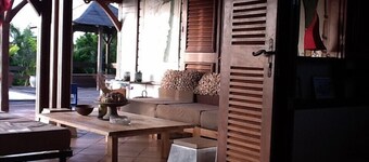 Idílico casa criolla frente al mar TRES ILETS Caribe