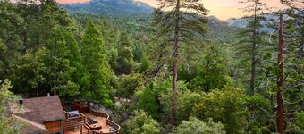 Chef-d'œuvre du menuisier "Moonlight Mountain Retreat" avec spa et salle de jeux