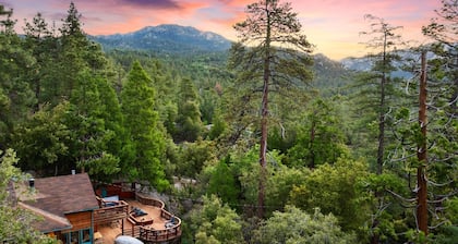 Moonlight Mountain Retreat Woodworker's Masterpiece with Spa and Game Room