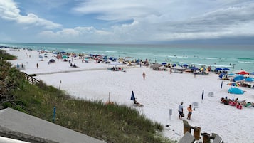 Beach nearby, sun-loungers