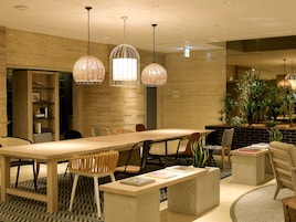 Sala de estar en el lobby