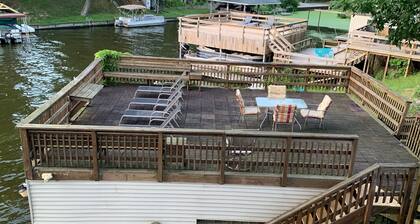 Home on Lake Shafer with 120 Ft Waterfront
