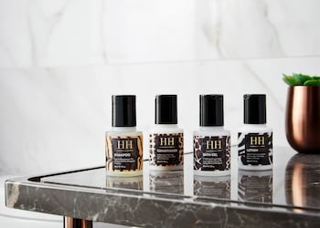 Hotel room view looking out at Hotel Hendricks