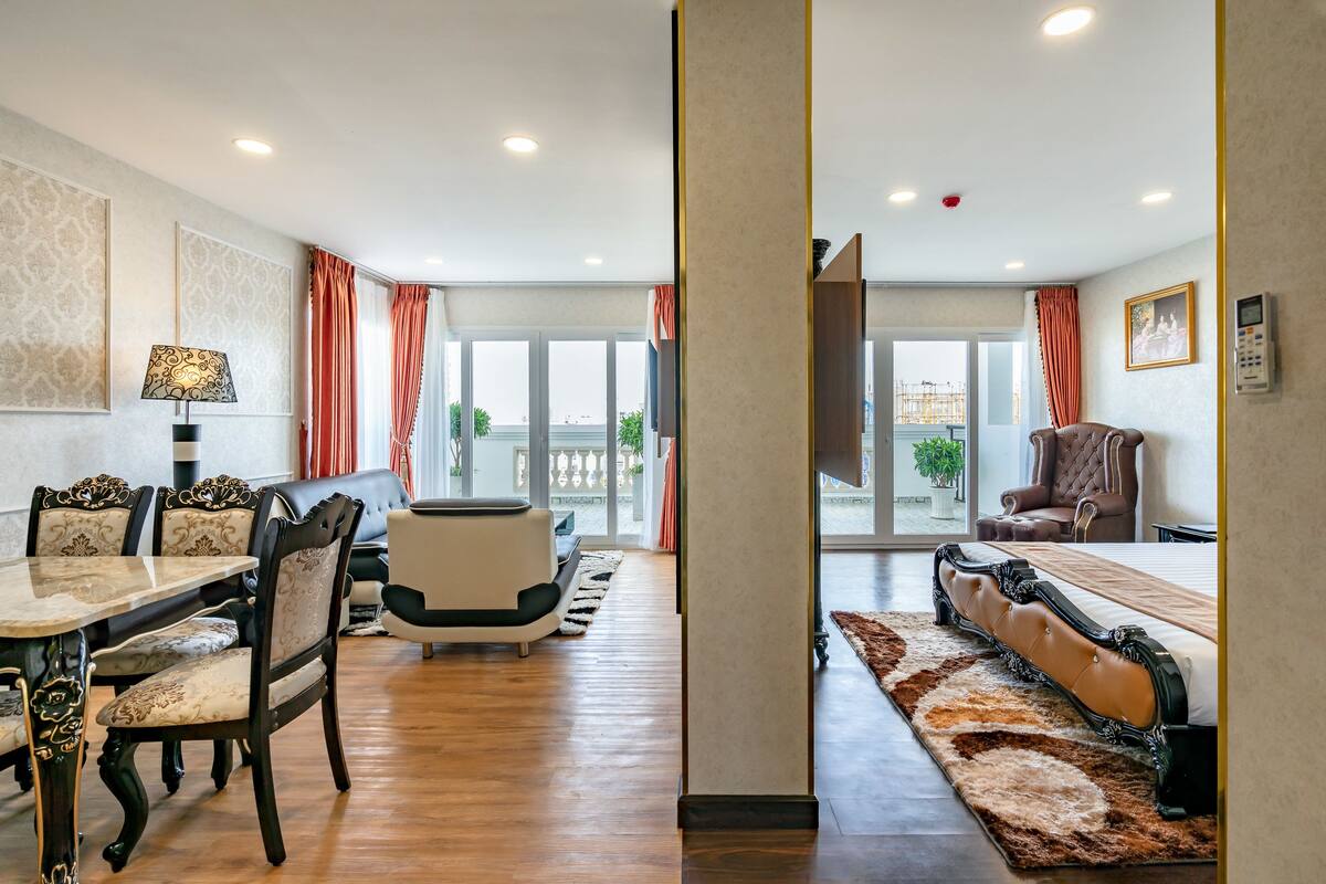 Apartamento presidencial, 1 cama Queen, para não fumantes, vista para a cidade | Vista do quarto