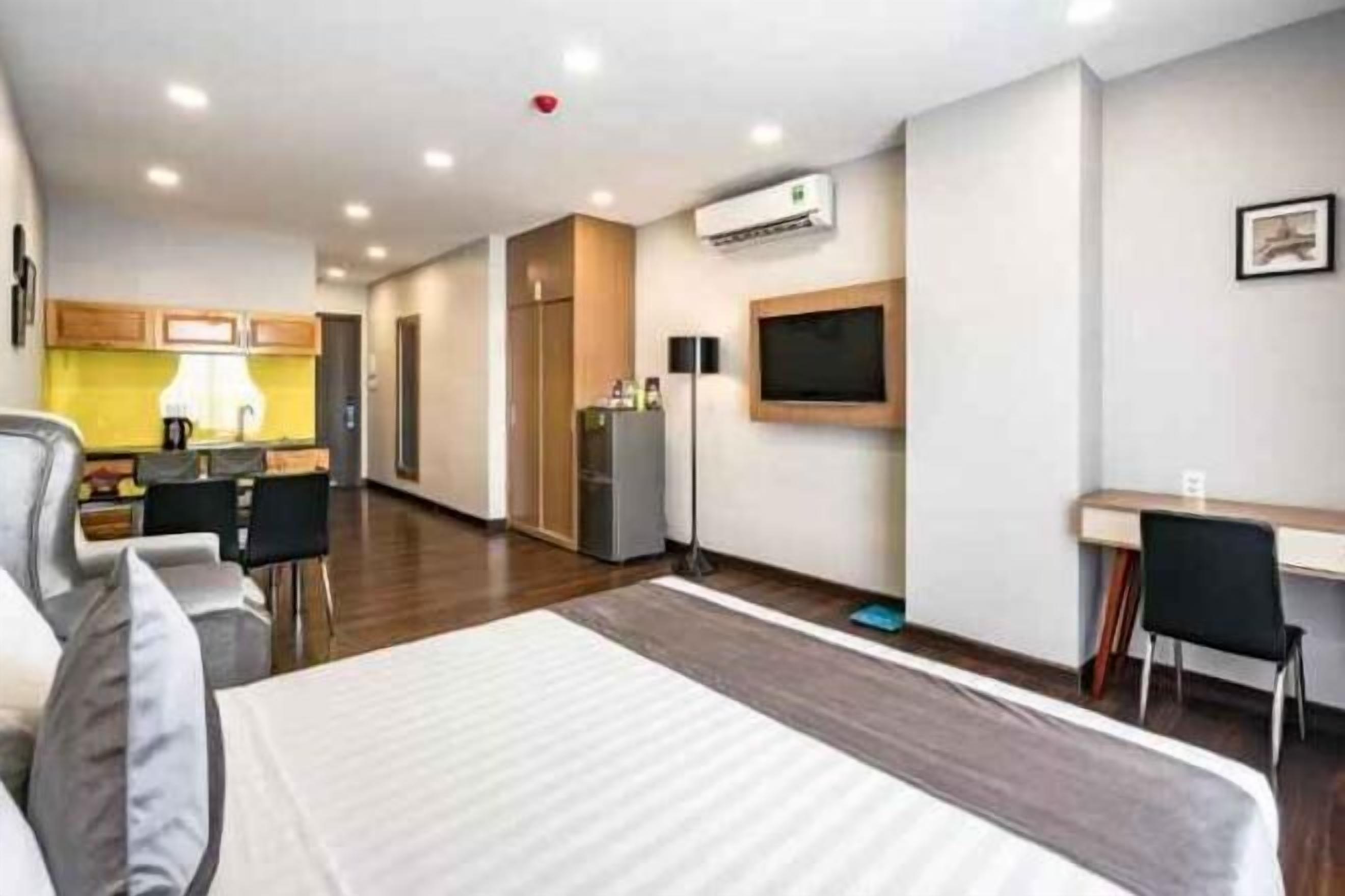 1 slaapkamer, een minibar, een kluis op de kamer