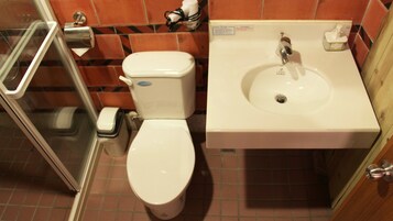 Ducha, artículos de tocador gratuitos, secador de pelo, pantuflas