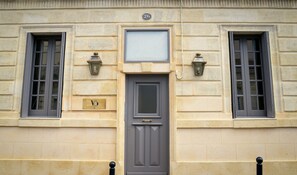 Fassade der Unterkunft