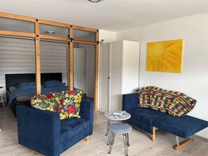 1 habitación y ropa de cama 
