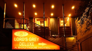 Front of property – evening/night