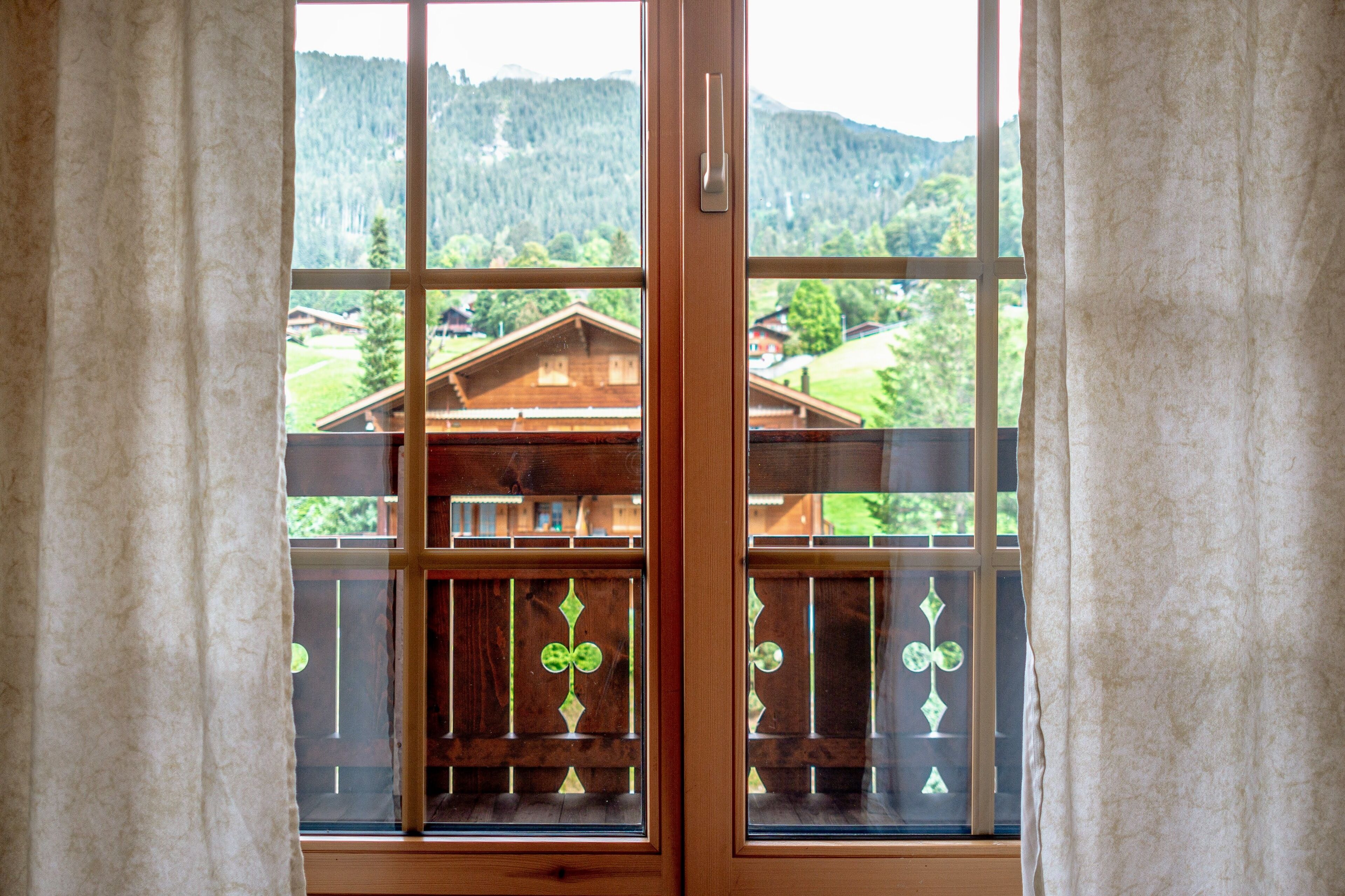 junior suite, accessible, private bathroom (wetterhorn) | view from room