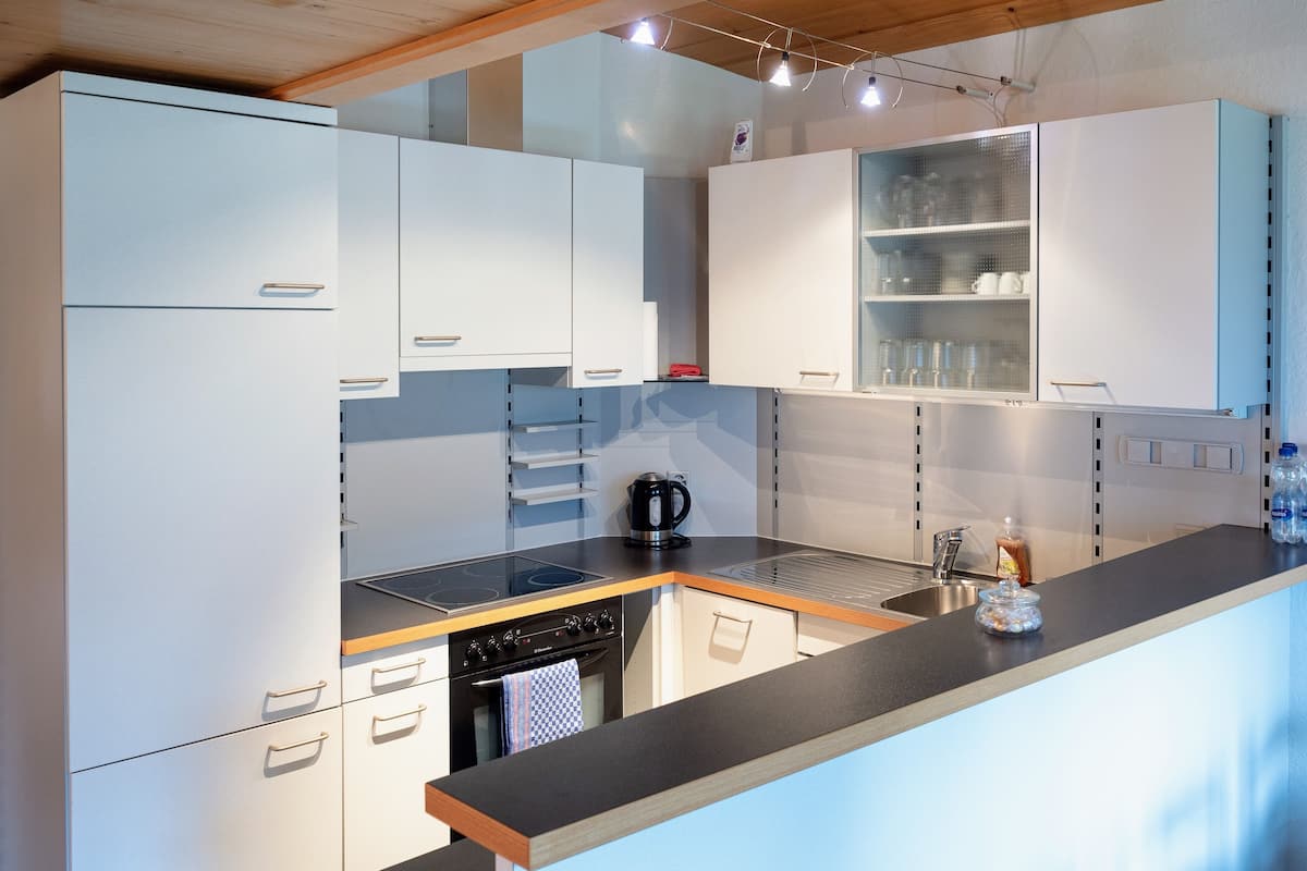 apartment, 3 bedrooms, balcony, mountain view | private kitchen | microwave