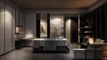 Couples treatment rooms, sauna, hot tub, steam room, Turkish bath