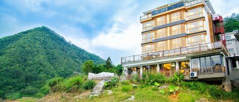 Voorkant van accommodatie