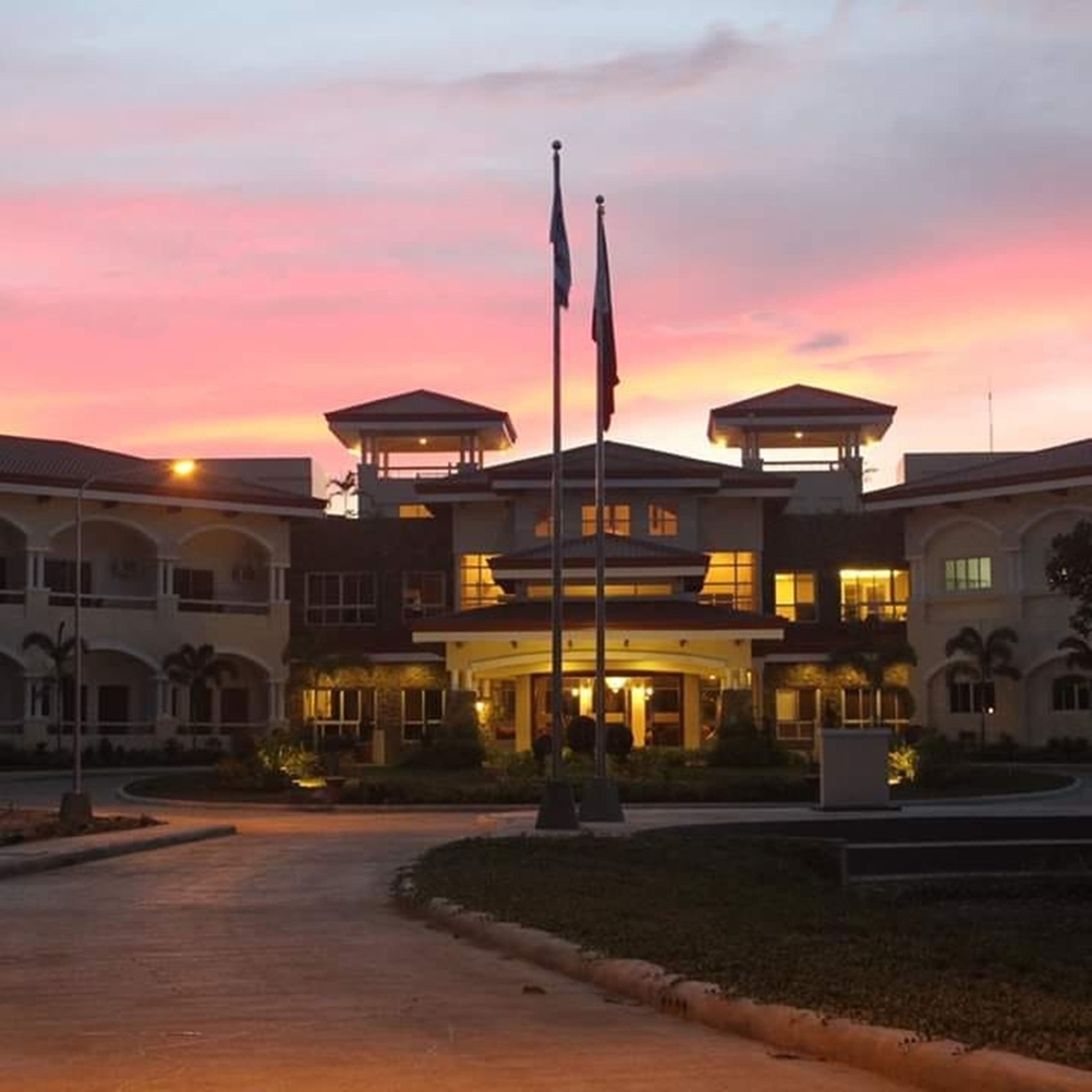 front of property – evening/night