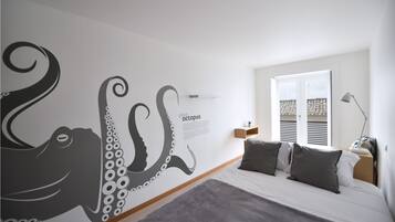 Double Room, 1 Double Bed, Private Bathroom, Sea View (Octopus) | Blackout drapes, iron/ironing board, rollaway beds, free WiFi