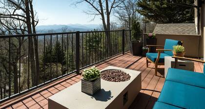 Casa de lujo dentro de 1. 5 millas del centro de Asheville, impresionantes vistas, más de 100 windo