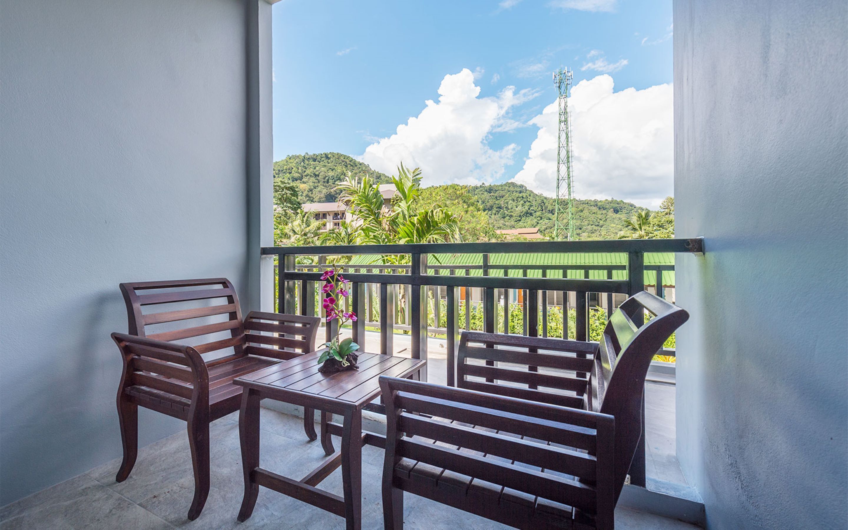 family suite (1 double and 1 single bed) | view from room