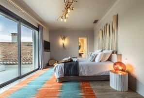 Habitación panorámica, 1 cama de matrimonio, no fumadores | Ropa de cama de alta calidad y edredones de plumas