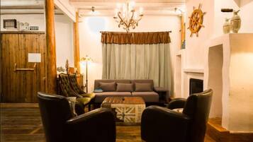 Área de estar no saguão