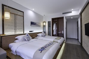 Quarto duplo com design assinado | Wi-Fi de cortesia