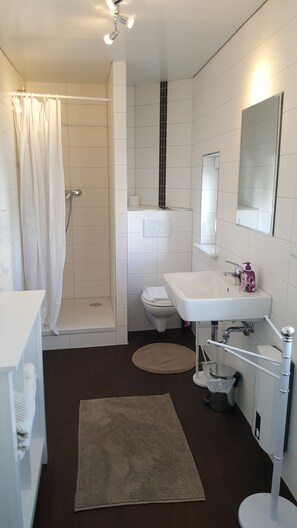 Appartement (Nr. 6) | Salle de bain | Sèche-cheveux, serviettes fournies