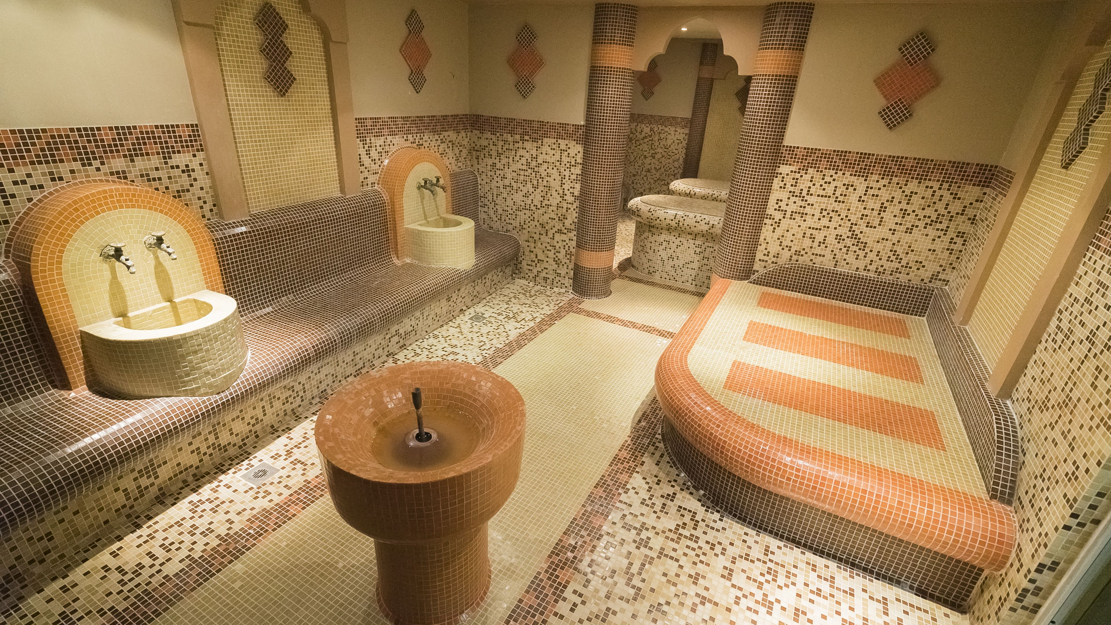 Turkish bath, sports massages