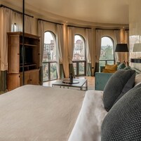 Bassa Vista King | Minibar (con algunos artículos gratuitos), caja fuerte, escritorio
