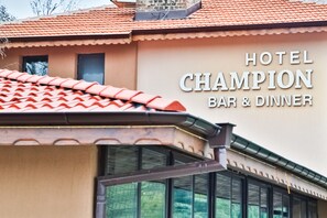 Façade de l’hébergement