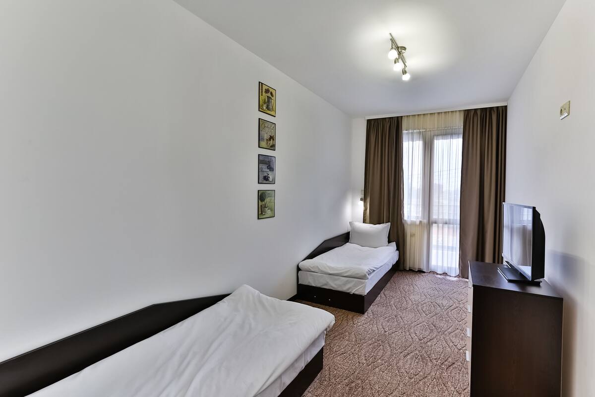 Chambre avec lits jumeaux