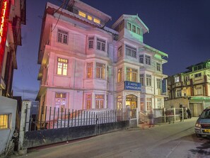 Front of property – evening/night