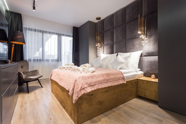 Exclusive-Apartment (Kaszmir) | Hochwertige Bettwaren, Betten mit Memory-Foam-Matratzen