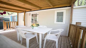 Mobile Familienunterkunft, 2 Schlafzimmer (5 Beds) | Terrasse/Patio