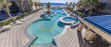 Indoor pool, outdoor pool