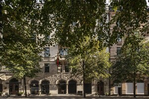 Fachada de la propiedad
