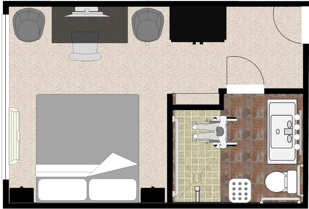 deluxe double room 201 | hypo-allergenic bedding, iron/ironing board, free wifi, bed sheets