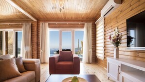 Villa, uitzicht op baai | Woonkamer