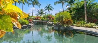 Mauna Lani condo with waterfall pool, hot tub & tennis court