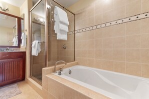 Hair dryer, towels