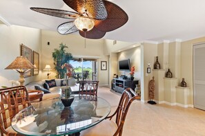 Televisión y reproductor de DVD 