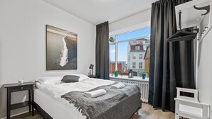 Apartemen Comfort, 2 kamar tidur, kamar mandi pribadi, pemandangan kota | Pemandangan dari kamar
