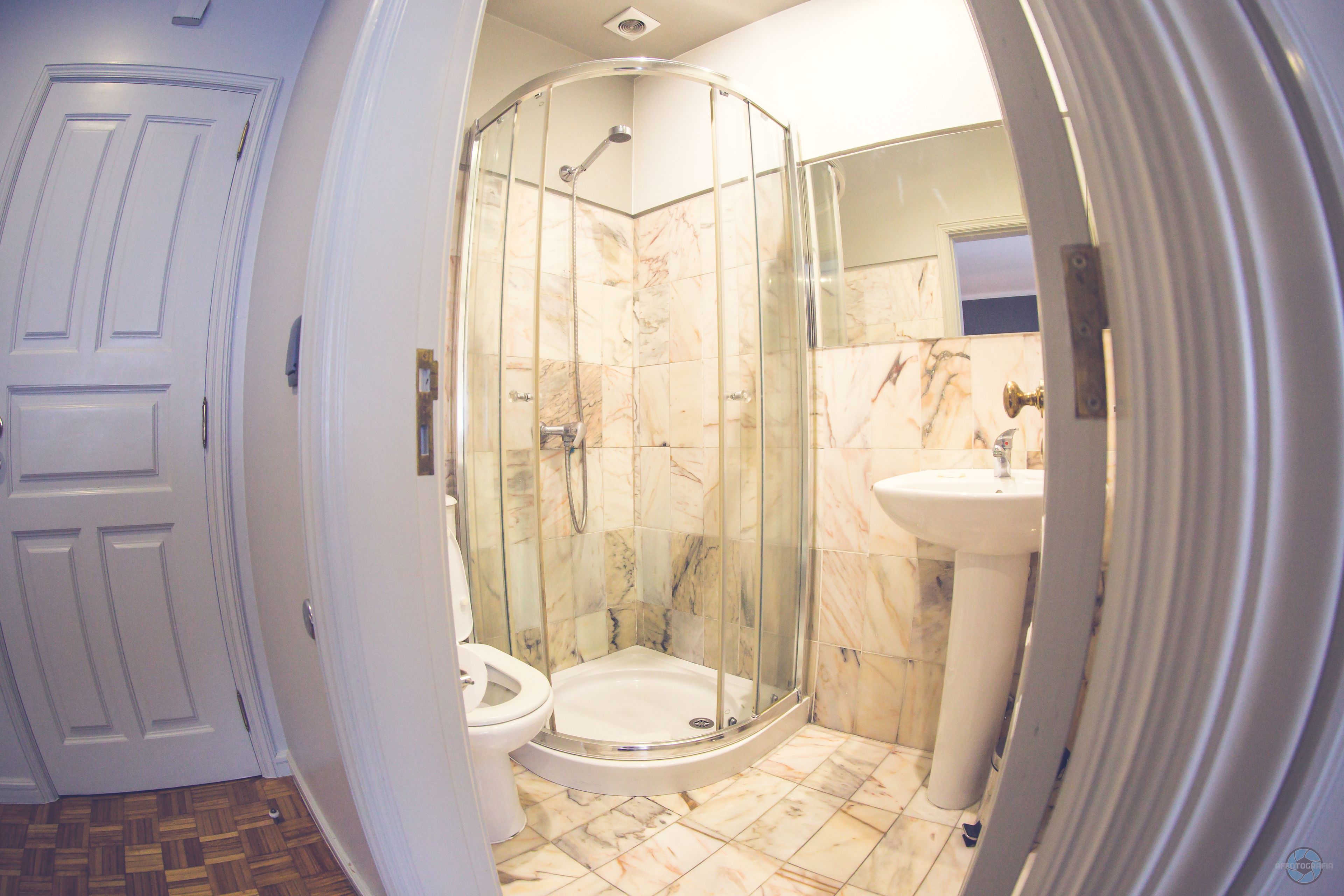 deep-soaking bathtub, free toiletries, hair dryer, towels