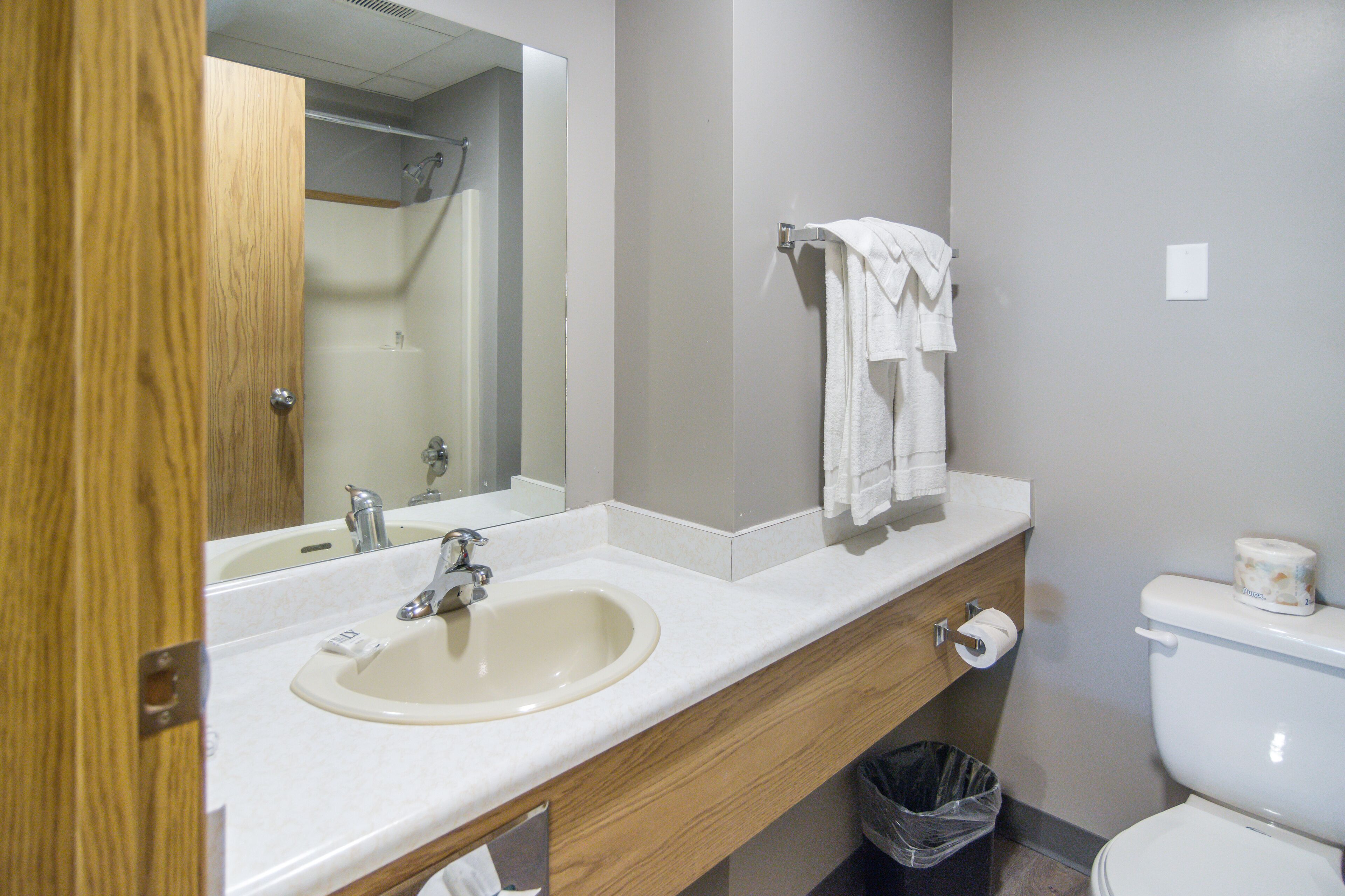 ฝักบัวในอ่างอาบ น้ำ, ผ้าเช็ดตัว