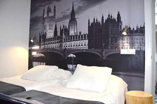 Chambre avec lits jumeaux | 12 chambres, Wi-Fi gratuit, draps fournis