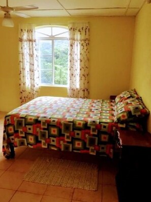 Habitación estándar, 1 cama de matrimonio, vistas a la montaña, junto a la montaña (Apt.1) | Decoración individual, mobiliario individual, sistema de insonorización