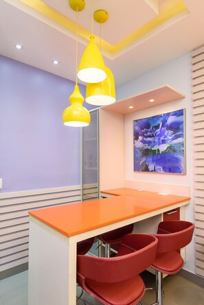 Design-Apartment, 1 Doppelbett und Schlafsofa, Nichtraucher | Wohnzimmer | Flachbildfernseher