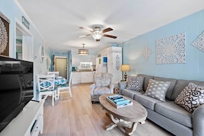 TV, DVD player, books, video library - Walk to Coligny Beach Park: Family-Friendly Villa (Hilton Head)