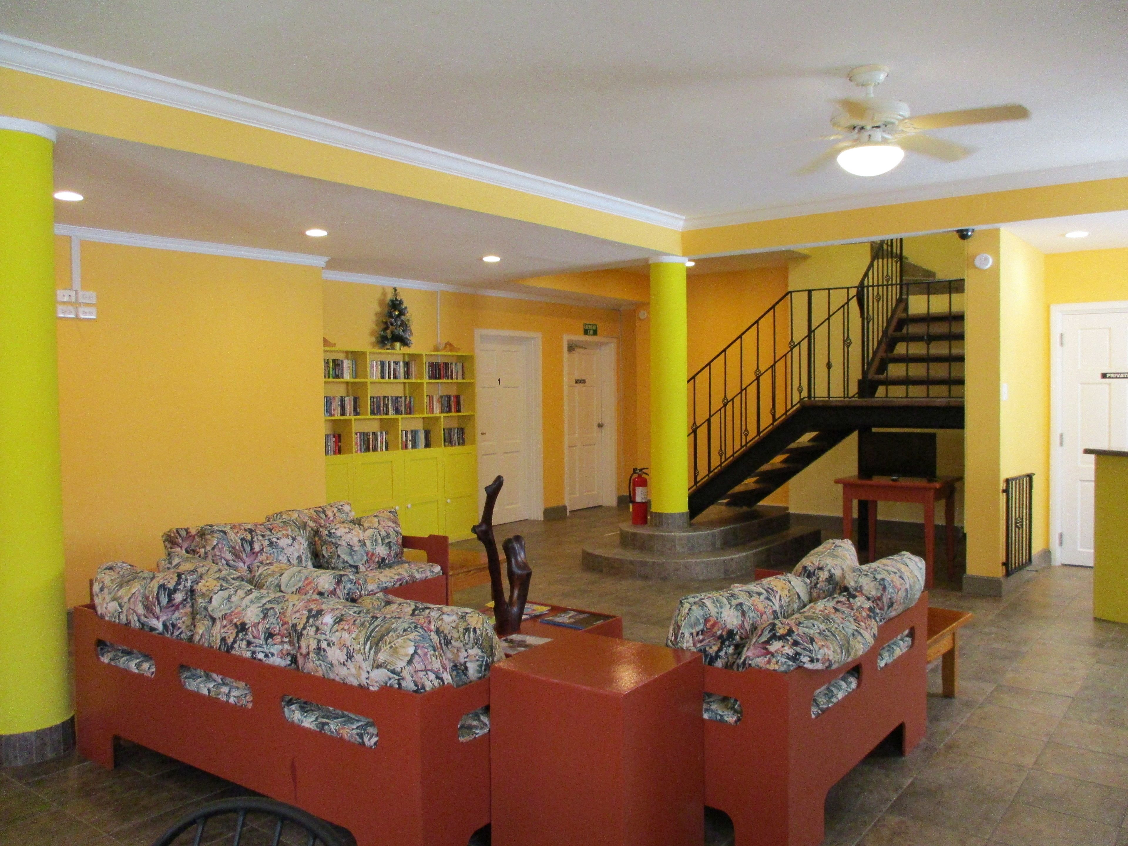 Sala de estar en el lobby