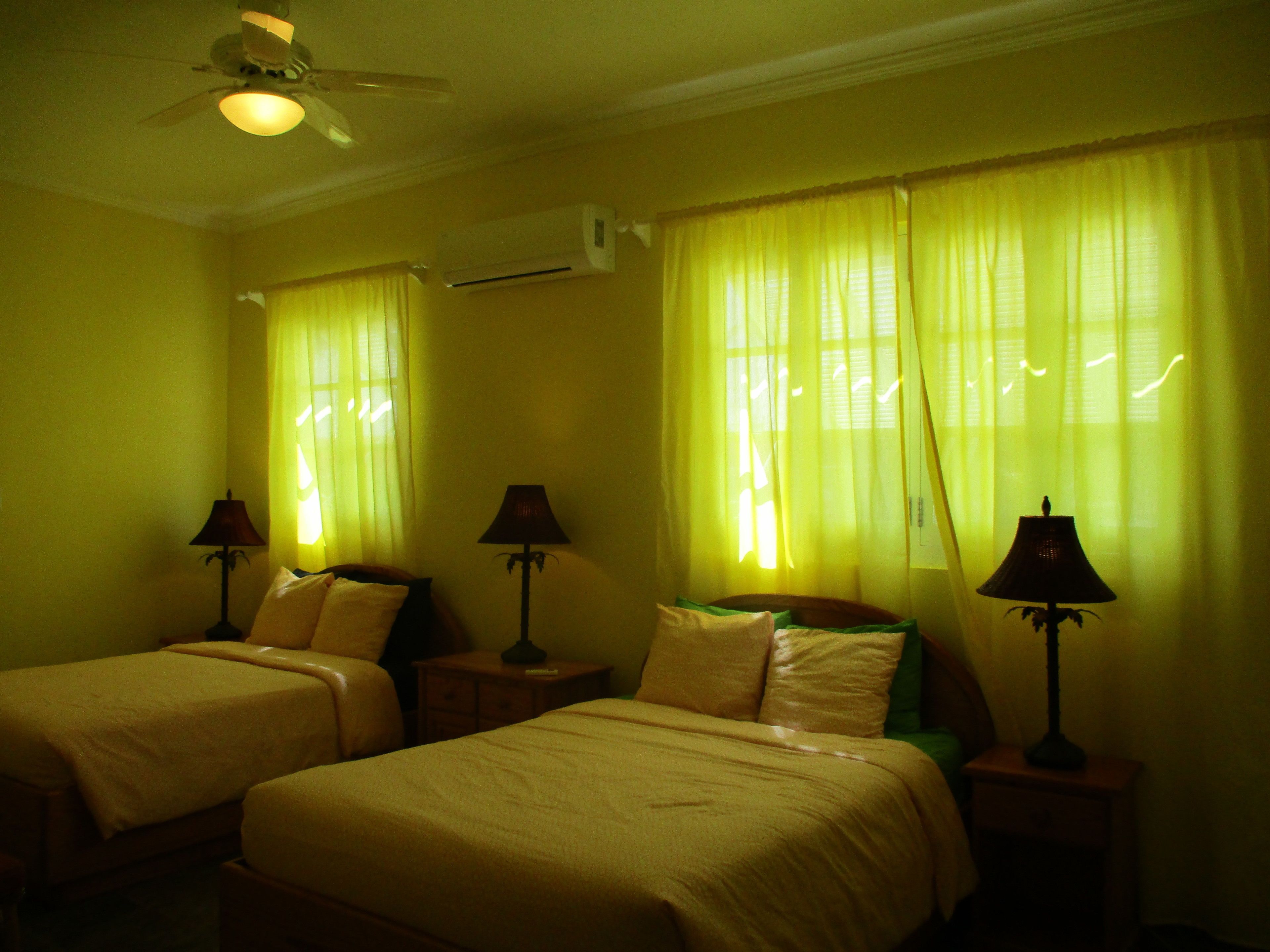 Family Room, Multiple Beds, Private Bathroom, Partial Sea View | View from room