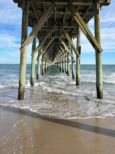 Freshly Updated Beachfront home – Reserve Spring/Summer 
Linens included