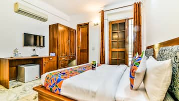 Deluxe kamer | Luxe beddengoed, een bureau, extra bedden (toeslag), gratis wifi